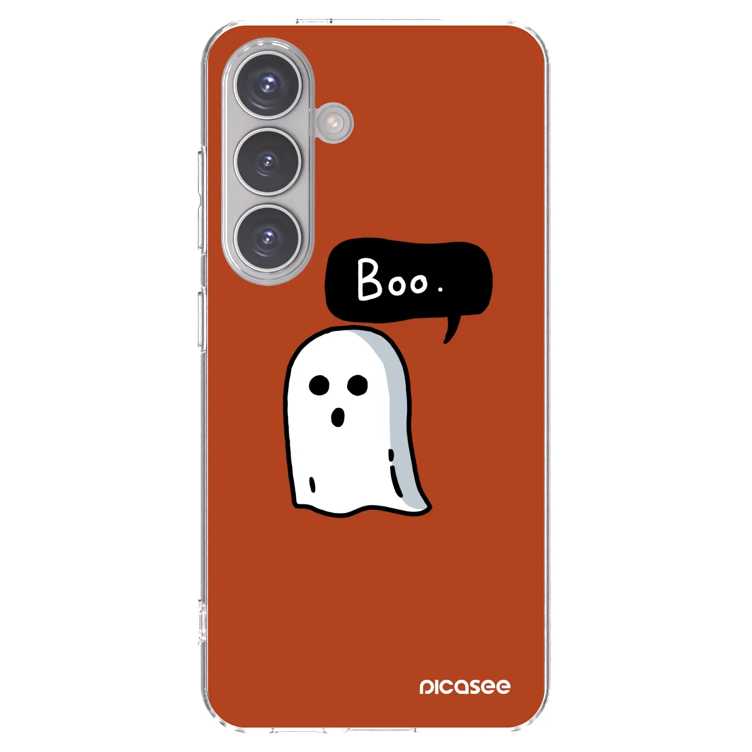 Picasee Samsung Galaxy S24 S921B 5G Hülle - Transparentes Silikon - Boo
