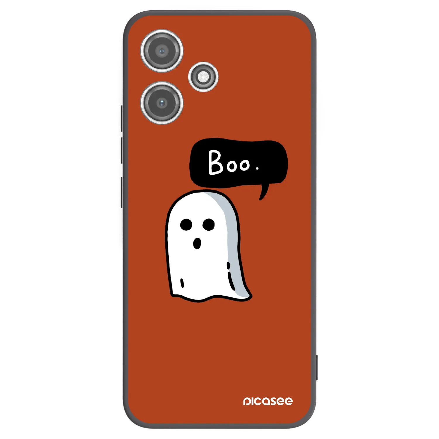 Picasee Xiaomi Redmi 12 5G Hülle - Schwarzes Silikon - Boo