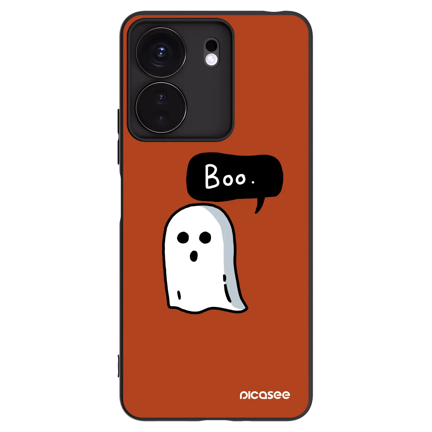 Picasee Xiaomi Redmi 13C 4G Hülle - Schwarzes Silikon - Boo
