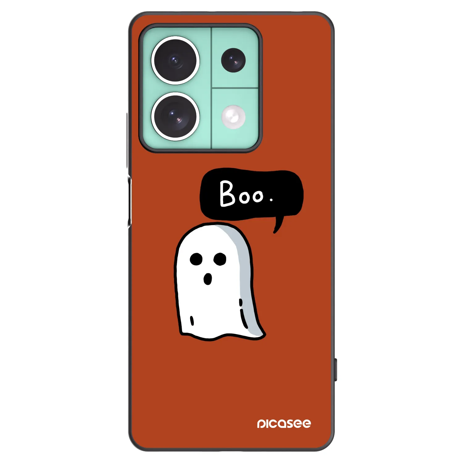 Picasee Xiaomi Redmi Note 13 5G Hülle - Schwarzes Silikon - Boo