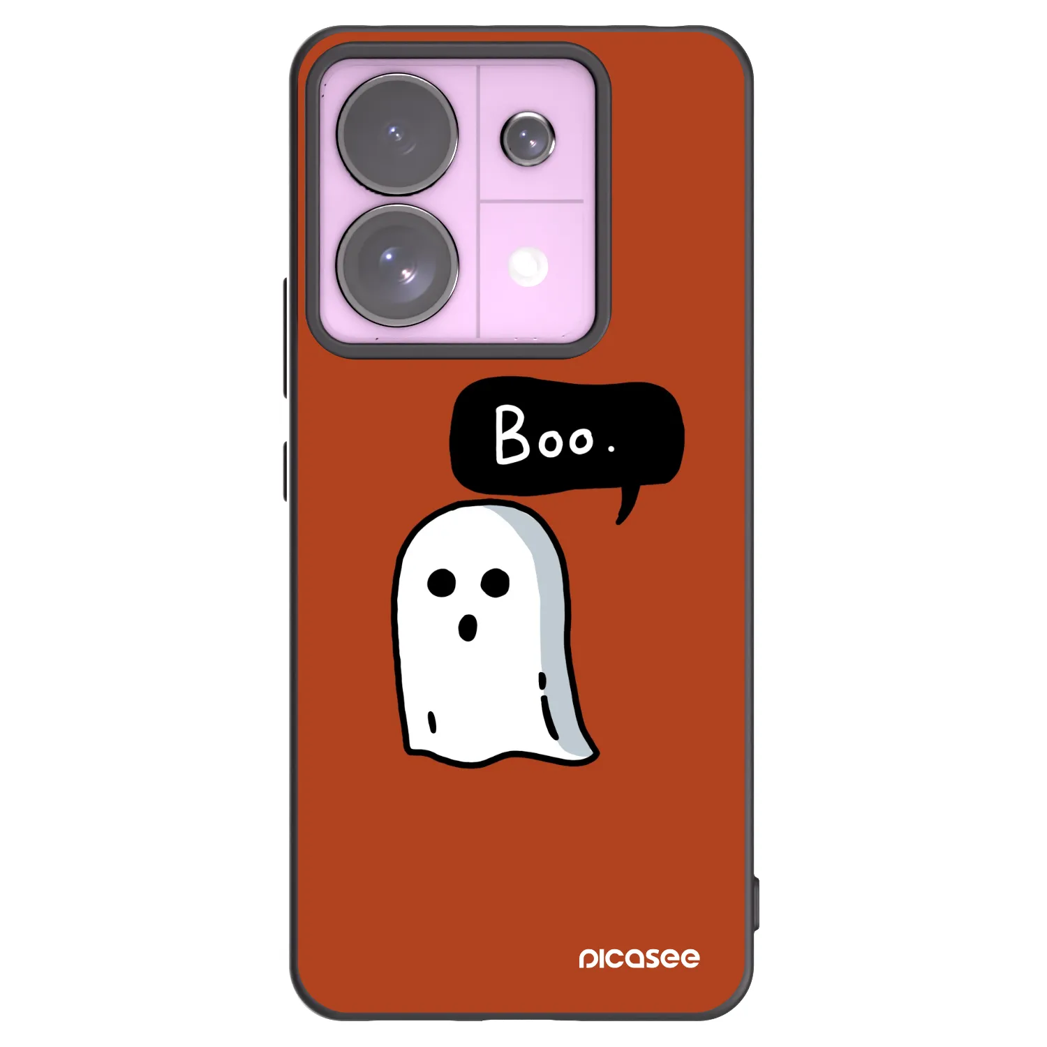 Picasee Xiaomi Redmi Note 13 Pro 5G Hülle - Schwarzes Silikon - Boo