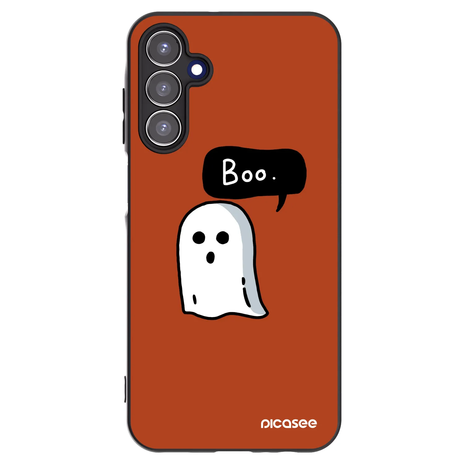 Picasee Samsung Galaxy A15 A156B 5G Hülle - Schwarzes Silikon - Boo