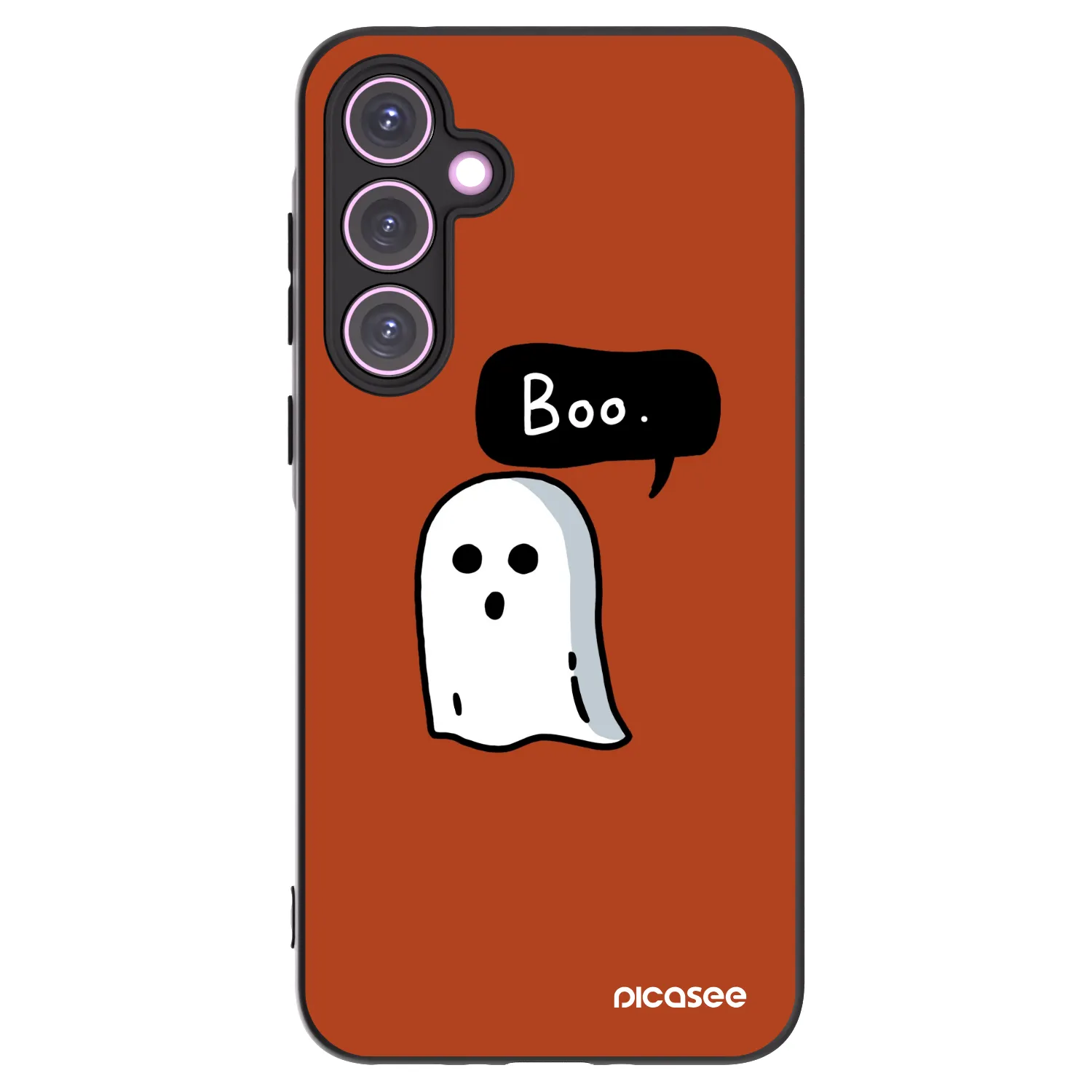 Picasee Samsung Galaxy A35 5G A356B Hülle - Schwarzes Silikon - Boo