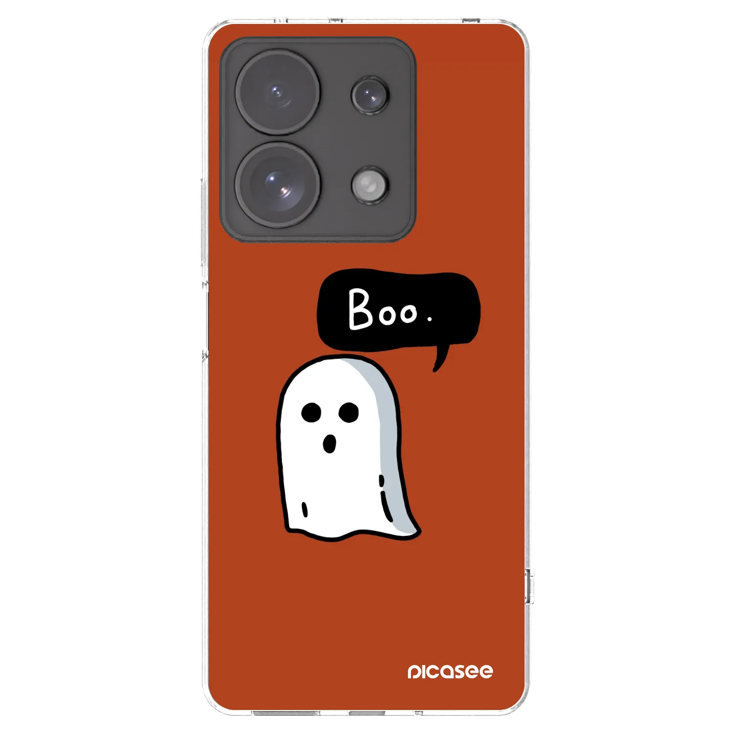 Picasee Xiaomi Redmi Note 13 Pro 4G Hülle - Transparentes Silikon - Boo