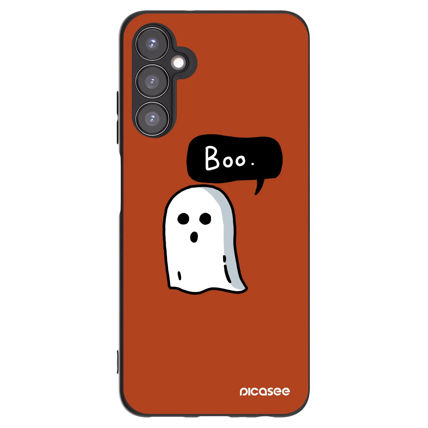 Picasee Samsung Galaxy A05s A057G Hülle - Schwarzes Silikon - Boo