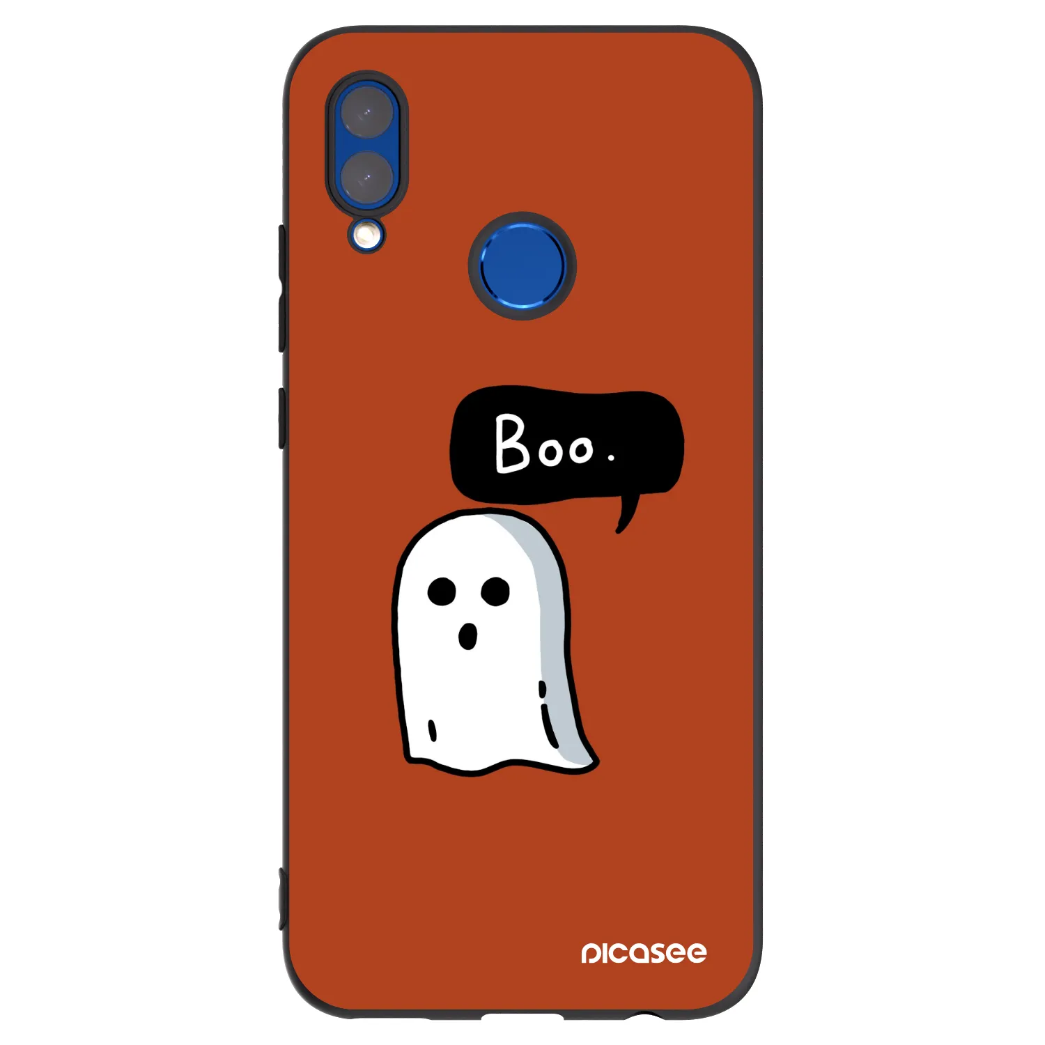 Picasee Huawei P Smart 2019 Hülle - Schwarzes Silikon - Boo