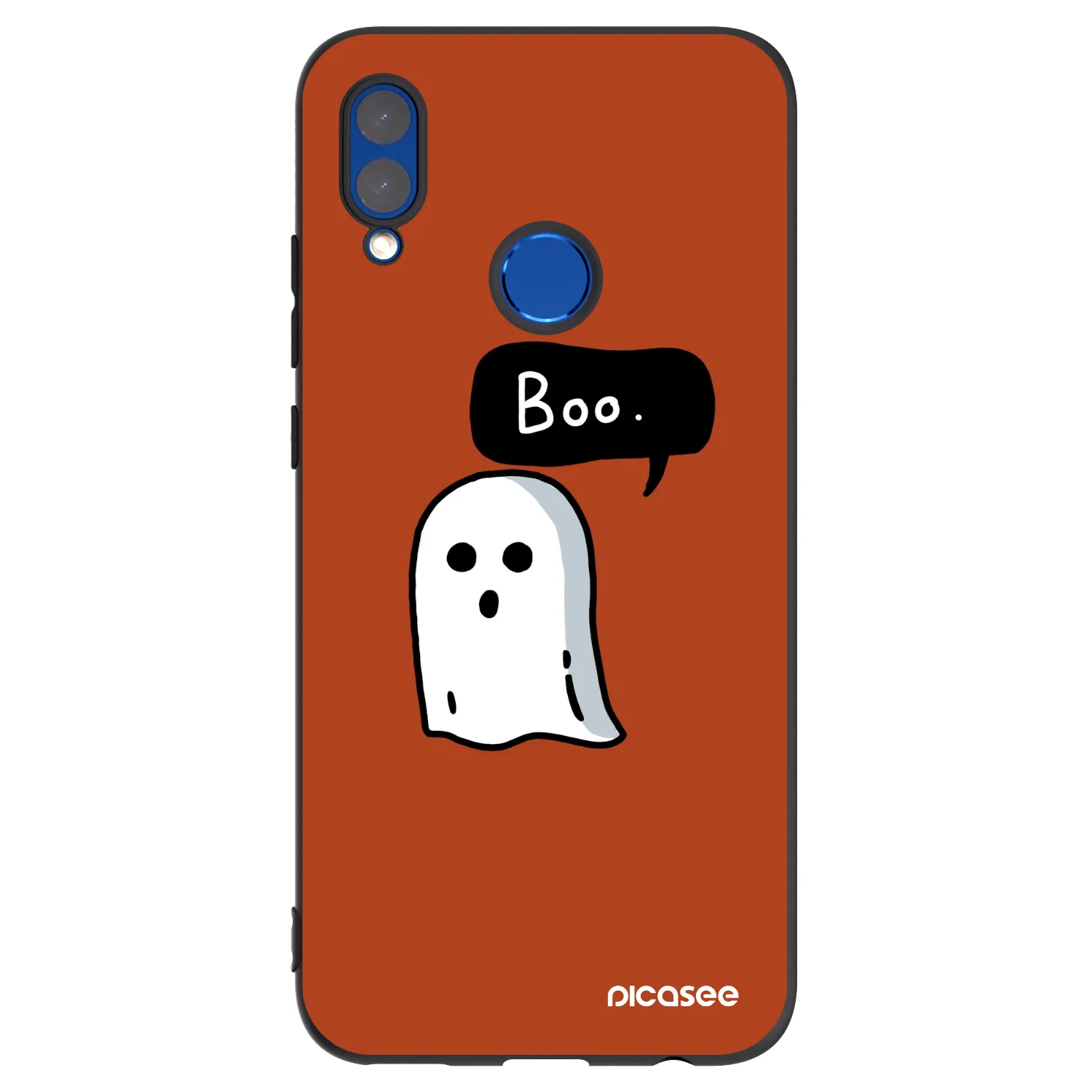Picasee Honor 10 Lite Hülle - Schwarzes Silikon - Boo
