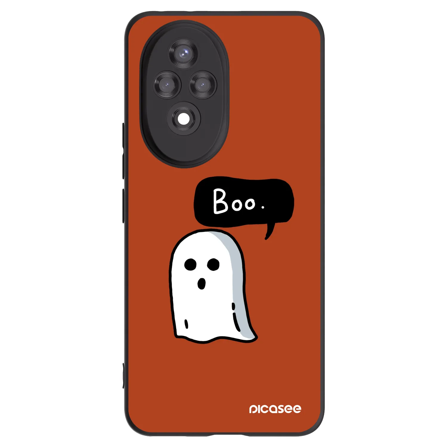 Picasee Honor 200 Pro 5G Hülle - Schwarzes Silikon - Boo