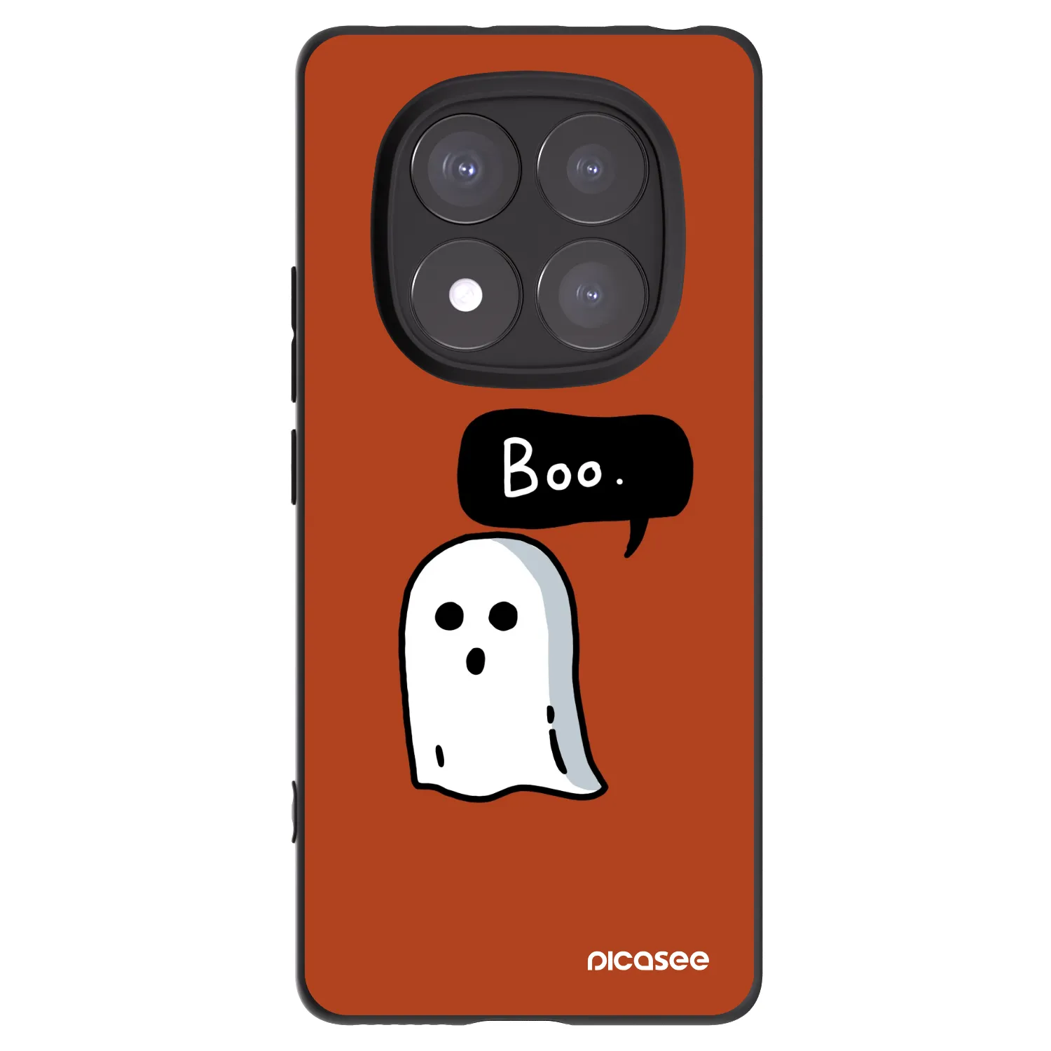Picasee Xiaomi Redmi Note 14 Pro 5G Hülle - Schwarzes Silikon - Boo