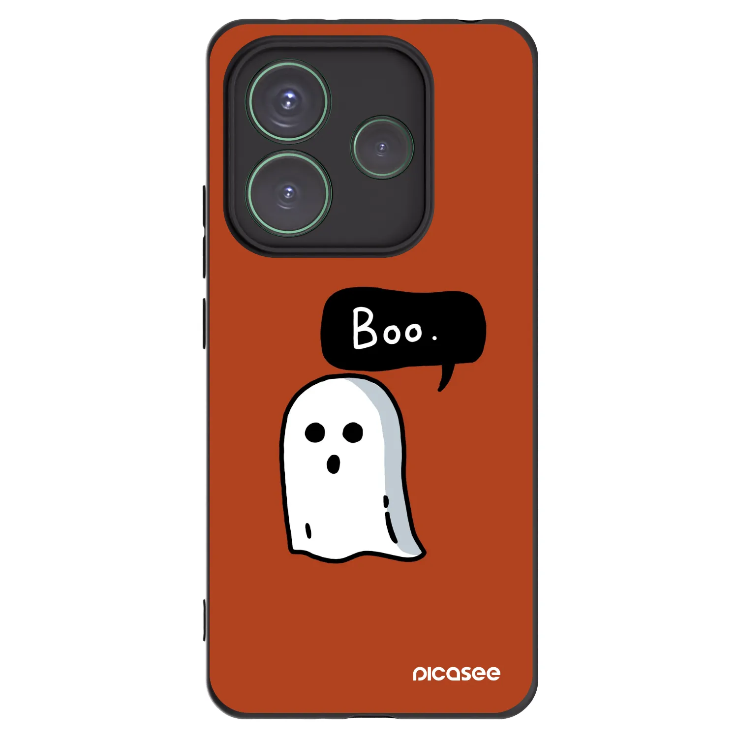 Picasee Xiaomi Redmi Note 14 5G Hülle - Schwarzes Silikon - Boo