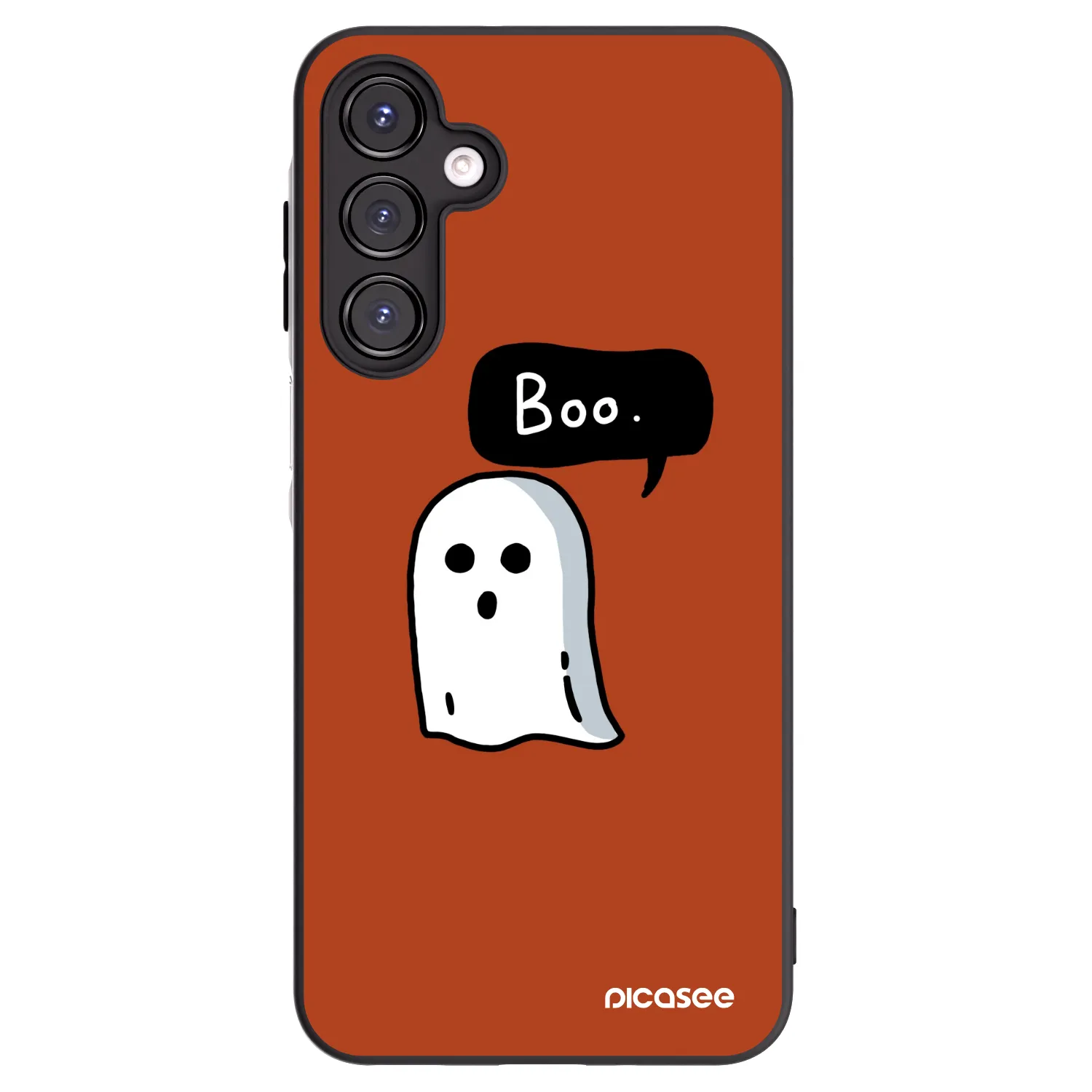 Picasee Samsung Galaxy A16 5G Hülle - Schwarzes Silikon - Boo