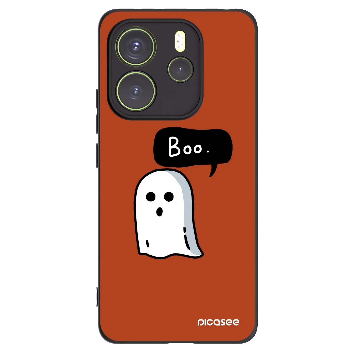 Picasee Xiaomi Redmi Note 14 4G Hülle - Schwarzes Silikon - Boo