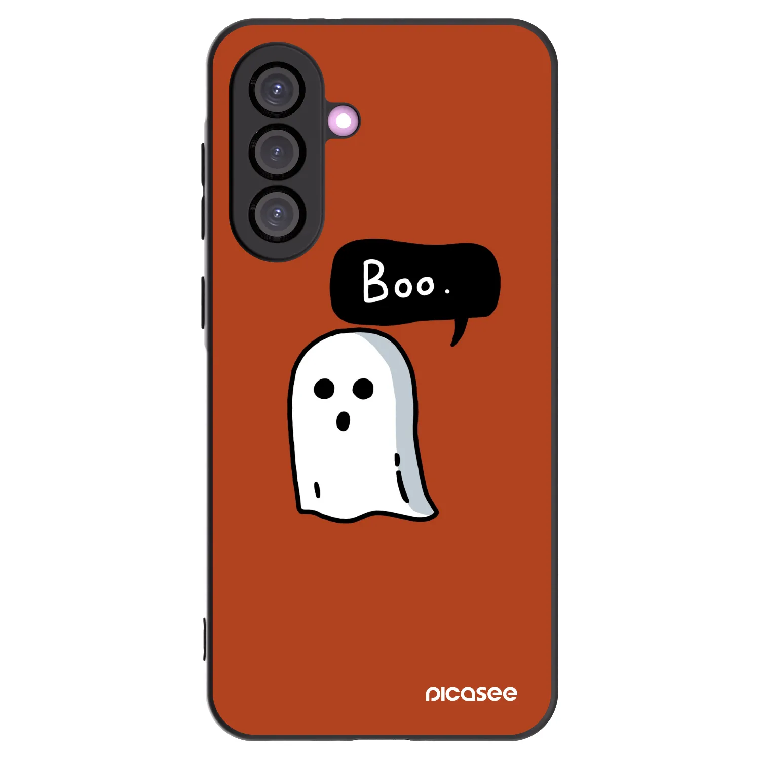 Picasee Samsung Galaxy A36 5G Hülle - Schwarzes Silikon - Boo