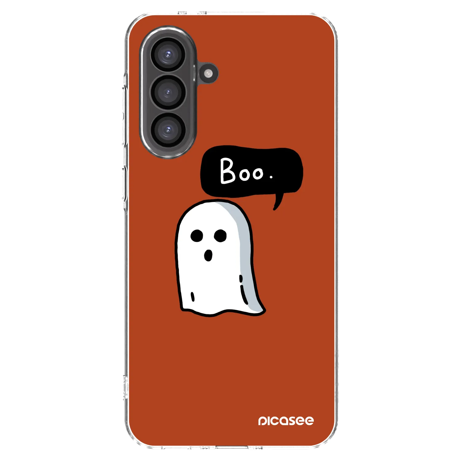 Picasee Samsung Galaxy A36 5G Hülle - Transparentes Silikon - Boo