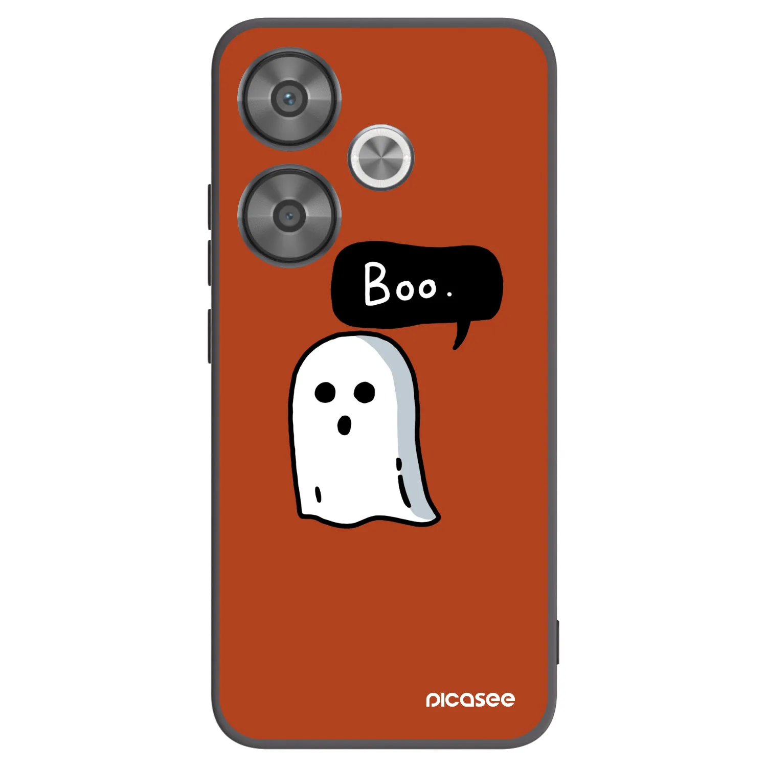 Picasee Xiaomi Poco F6 Hülle - Schwarzes Silikon - Boo