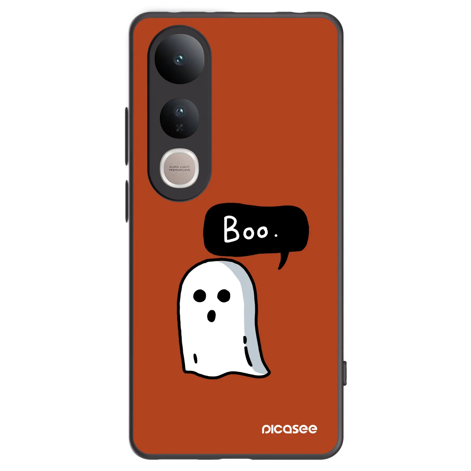 Picasee Vivo V50 Lite 5G Hülle - Schwarzes Silikon - Boo