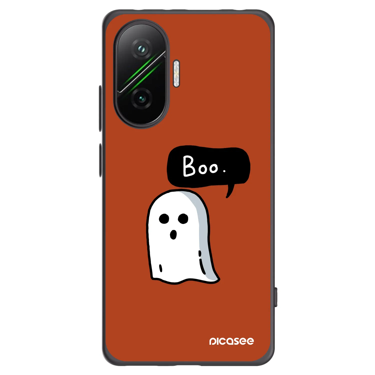 Picasee Xiaomi Poco F7 5G Hülle - Schwarzes Silikon - Boo