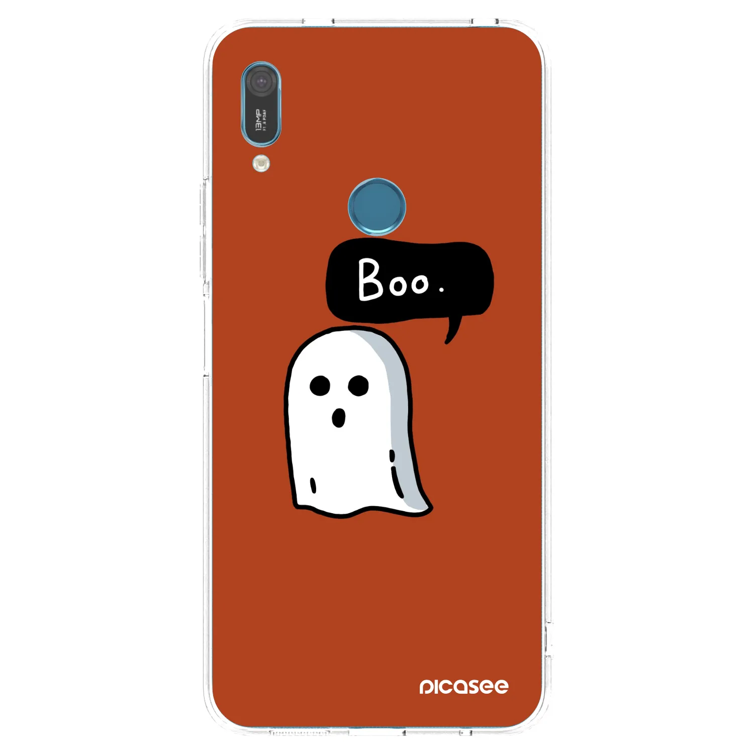 Picasee Huawei Y6 2019 Hülle - Transparentes Silikon - Boo