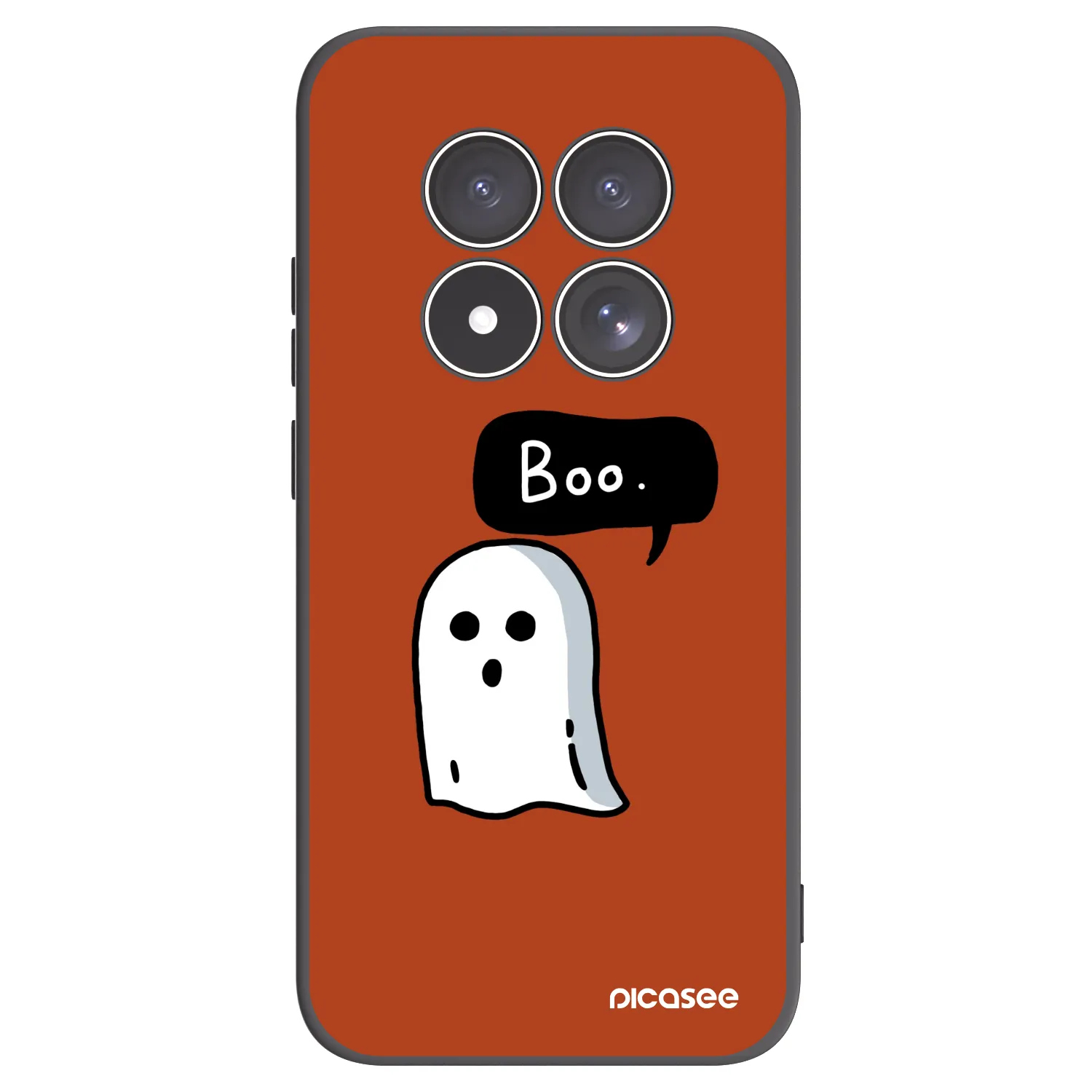 Picasee Xiaomi Redmi Note 15 Pro 4G Hülle - Schwarzes Silikon - Boo