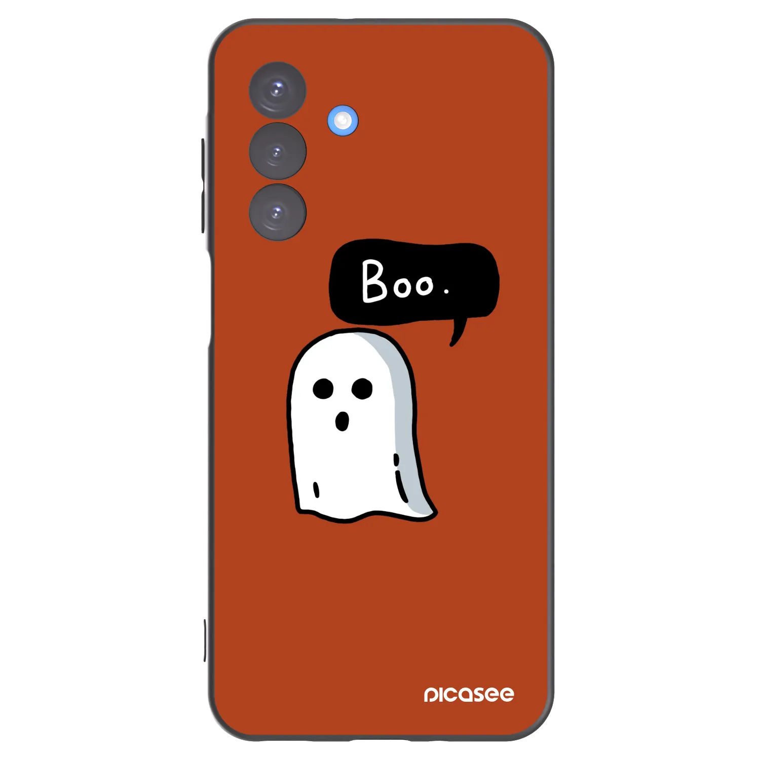 Picasee Samsung Galaxy A17 5G Hülle - Schwarzes Silikon - Boo
