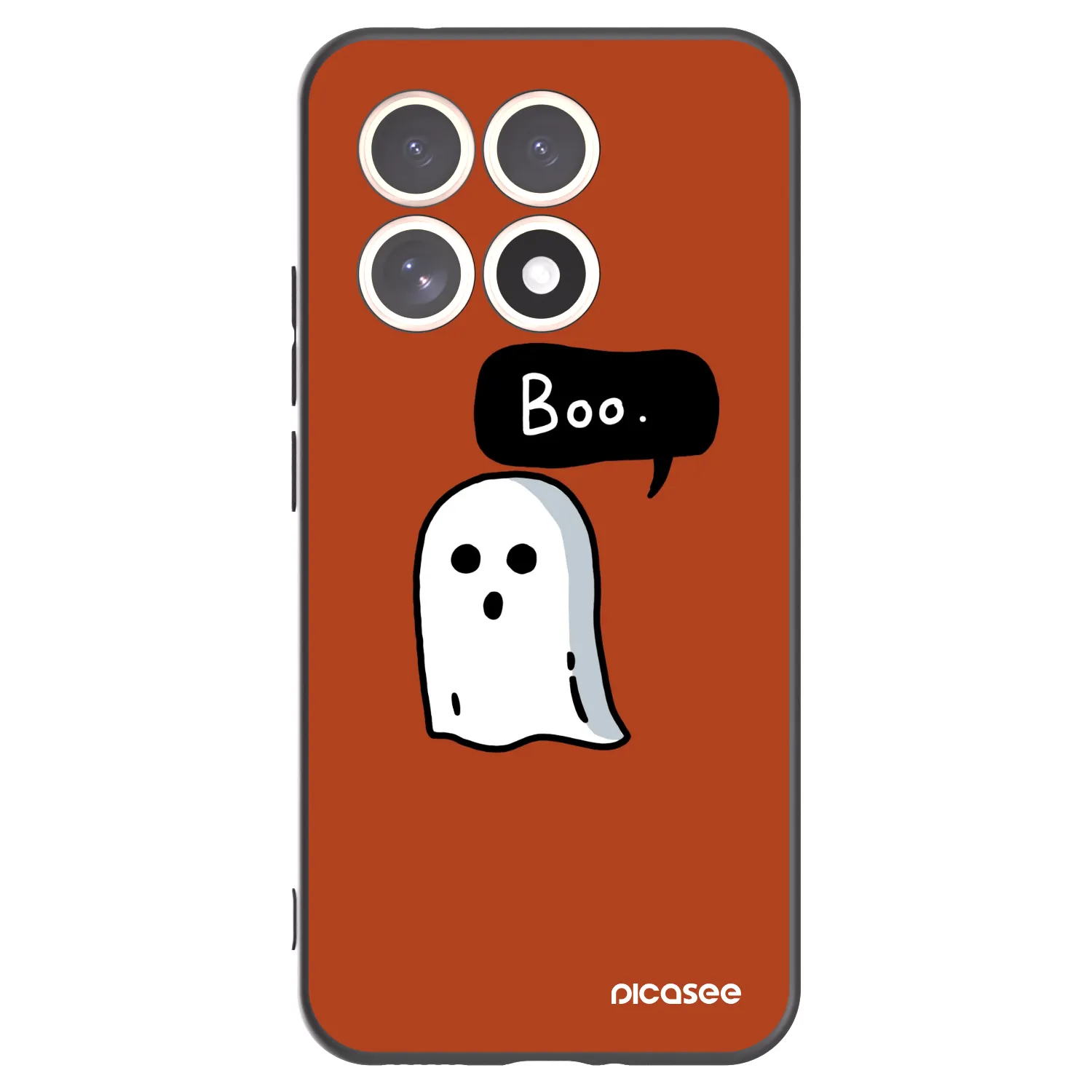 Picasee Xiaomi 15T Hülle - Schwarzes Silikon - Boo