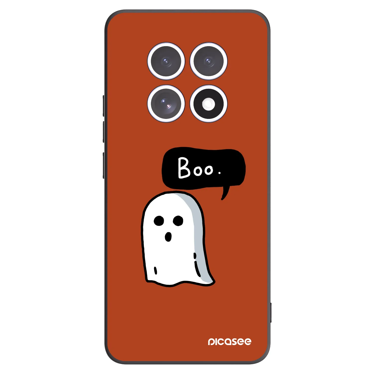 Picasee Xiaomi Redmi Note 15 4G Hülle - Schwarzes Silikon - Boo