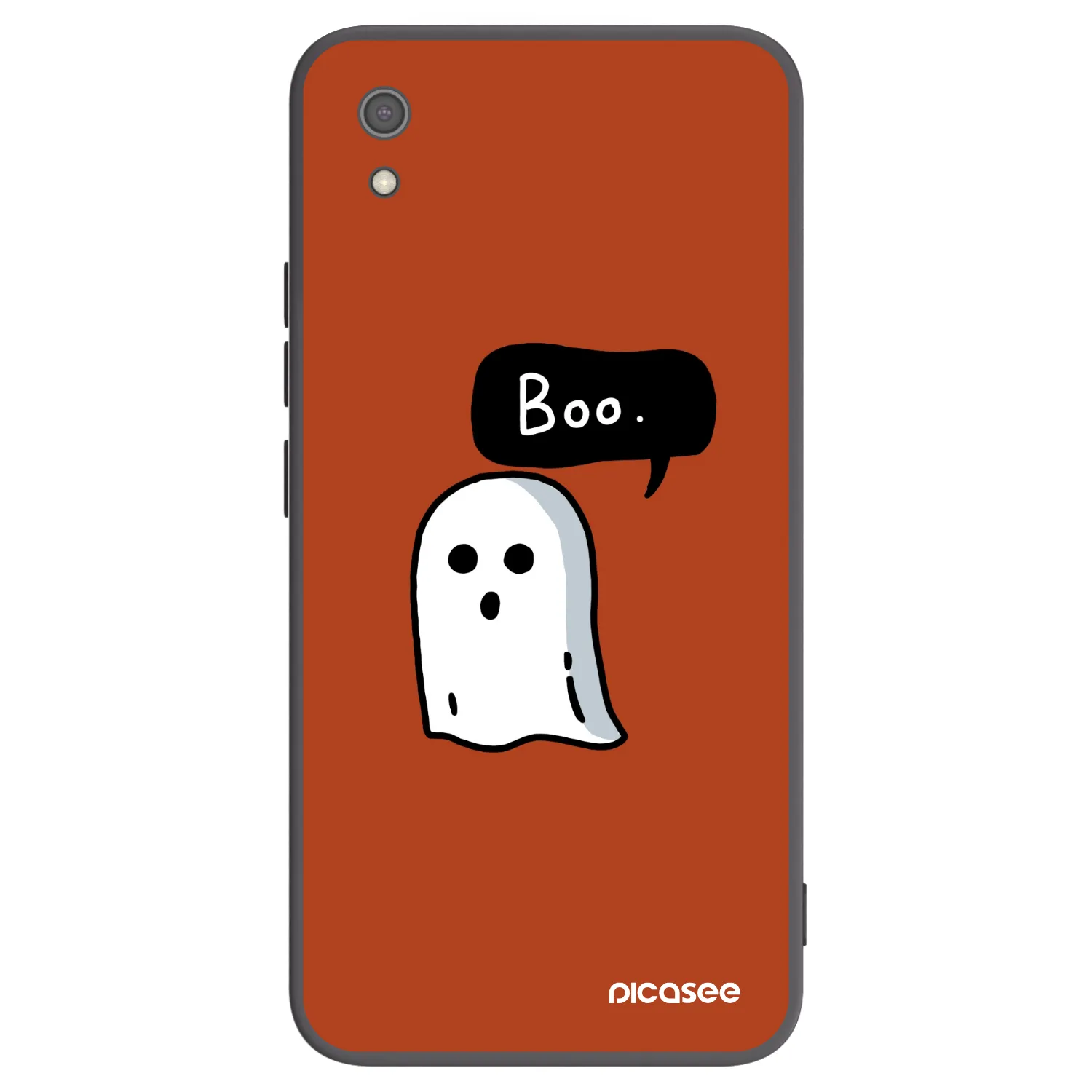 Picasee Xiaomi Redmi 7A Hülle - Schwarzes Silikon - Boo