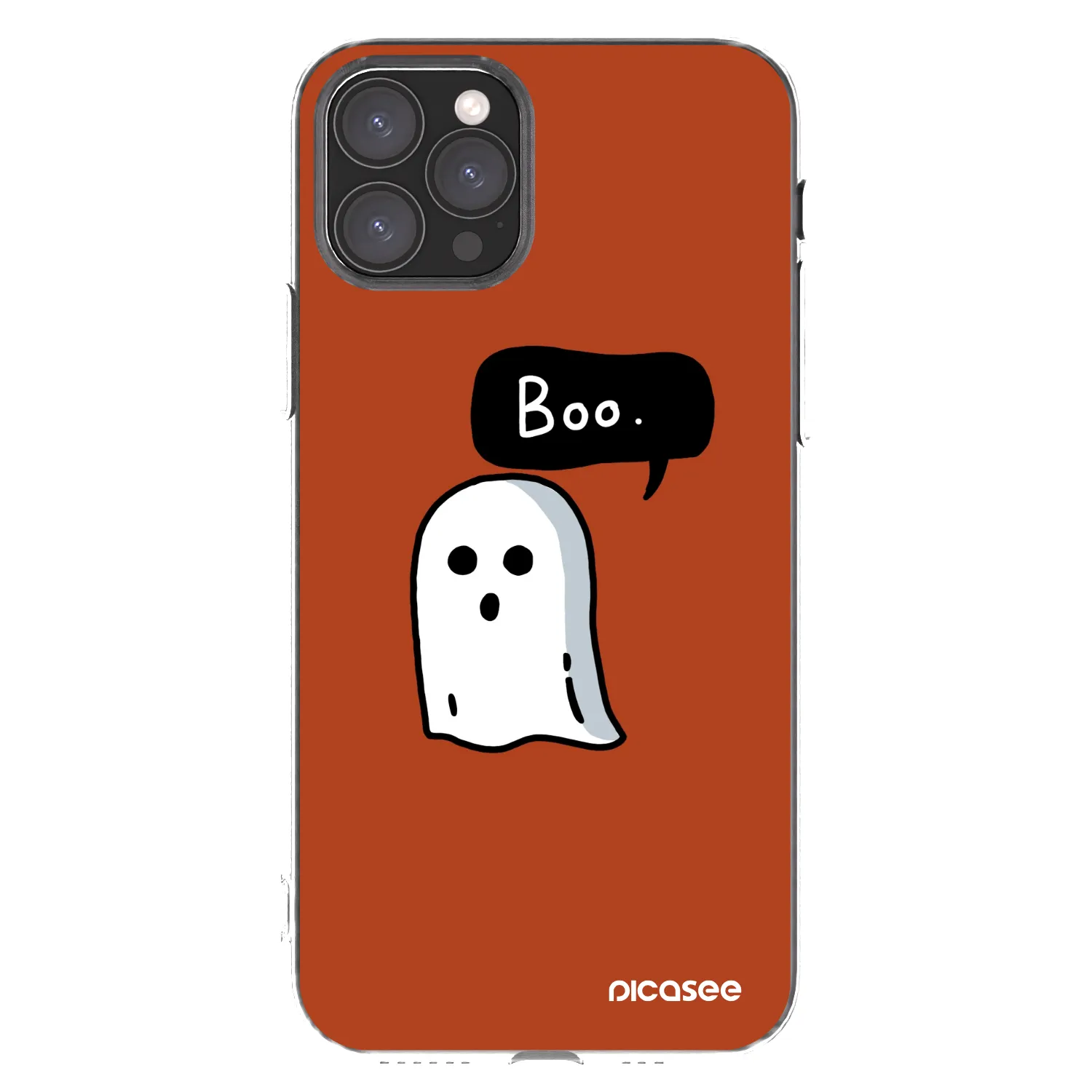 Picasee Apple iPhone 11 Pro Hülle - Transparentes Silikon - Boo