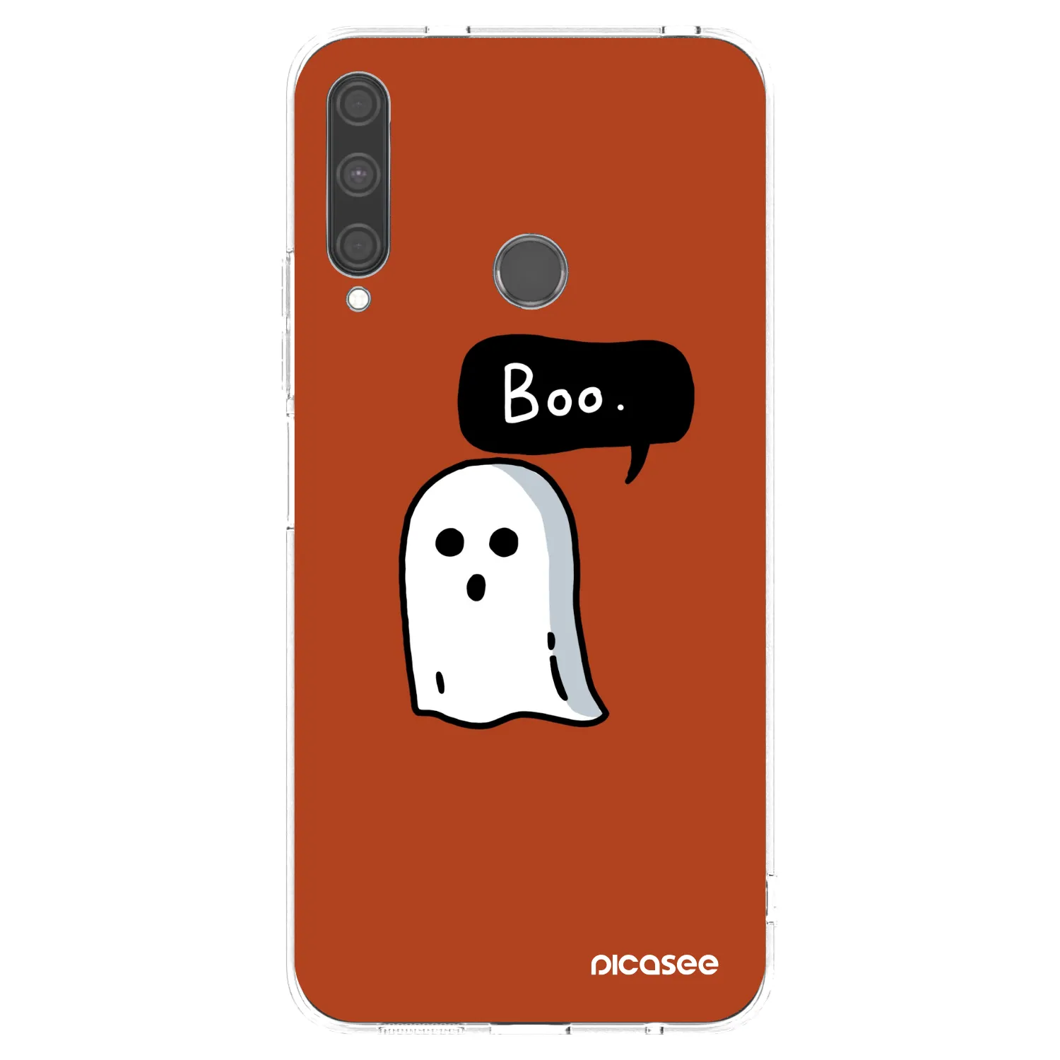 Picasee Huawei P40 Lite E Hülle - Transparentes Silikon - Boo