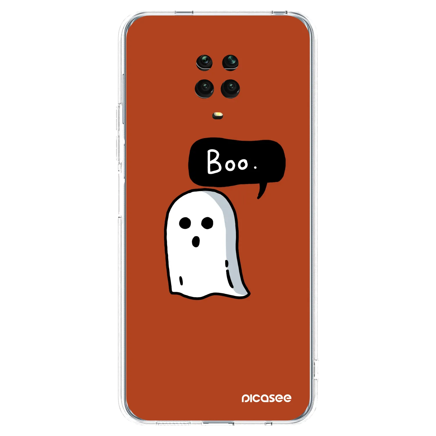Picasee Xiaomi Redmi Note 9 Pro Hülle - Transparentes Silikon - Boo