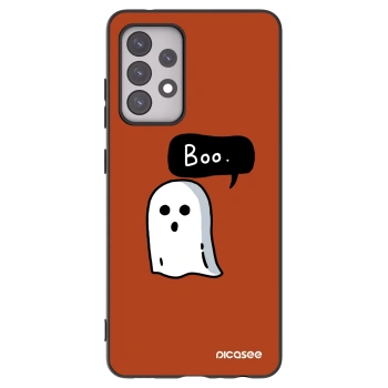 Picasee Samsung Galaxy A52 5G A525F Hülle - Schwarzes Silikon - Boo