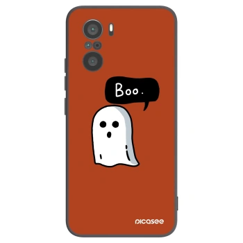 Picasee Xiaomi Poco F3 Hülle - Schwarzes Silikon - Boo