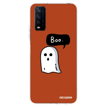 Picasee Vivo Y11s Hülle - Transparentes Silikon - Boo