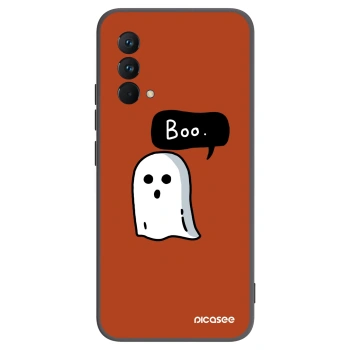 Picasee Realme GT Master Edition 5G Hülle - Schwarzes Silikon - Boo