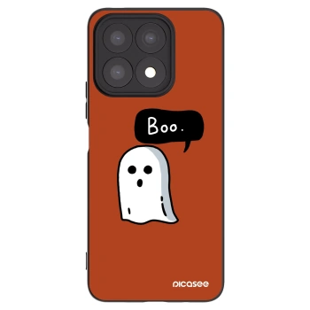 Picasee Honor X8a Hülle - Schwarzes Silikon - Boo