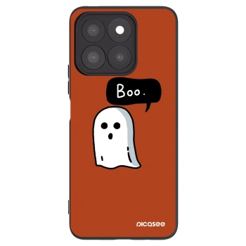 Picasee Honor X8c Hülle - Schwarzes Silikon - Boo