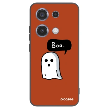 Picasee Xiaomi Redmi Note 14S Hülle - Schwarzes Silikon - Boo