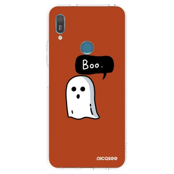Picasee Huawei Y6 2019 Hülle - Transparentes Silikon - Boo