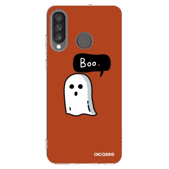 Picasee Huawei P30 Lite Hülle - Transparentes Silikon - Boo
