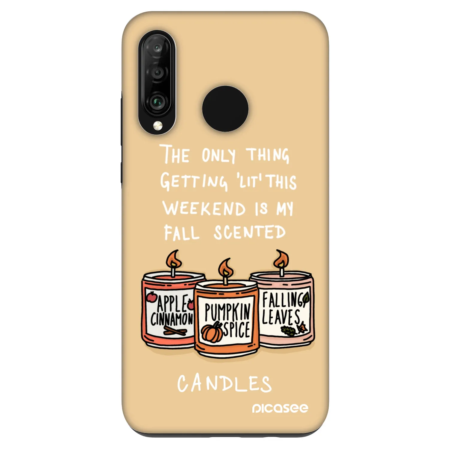 Picasee Fashion Case für Huawei P30 Lite - Candles