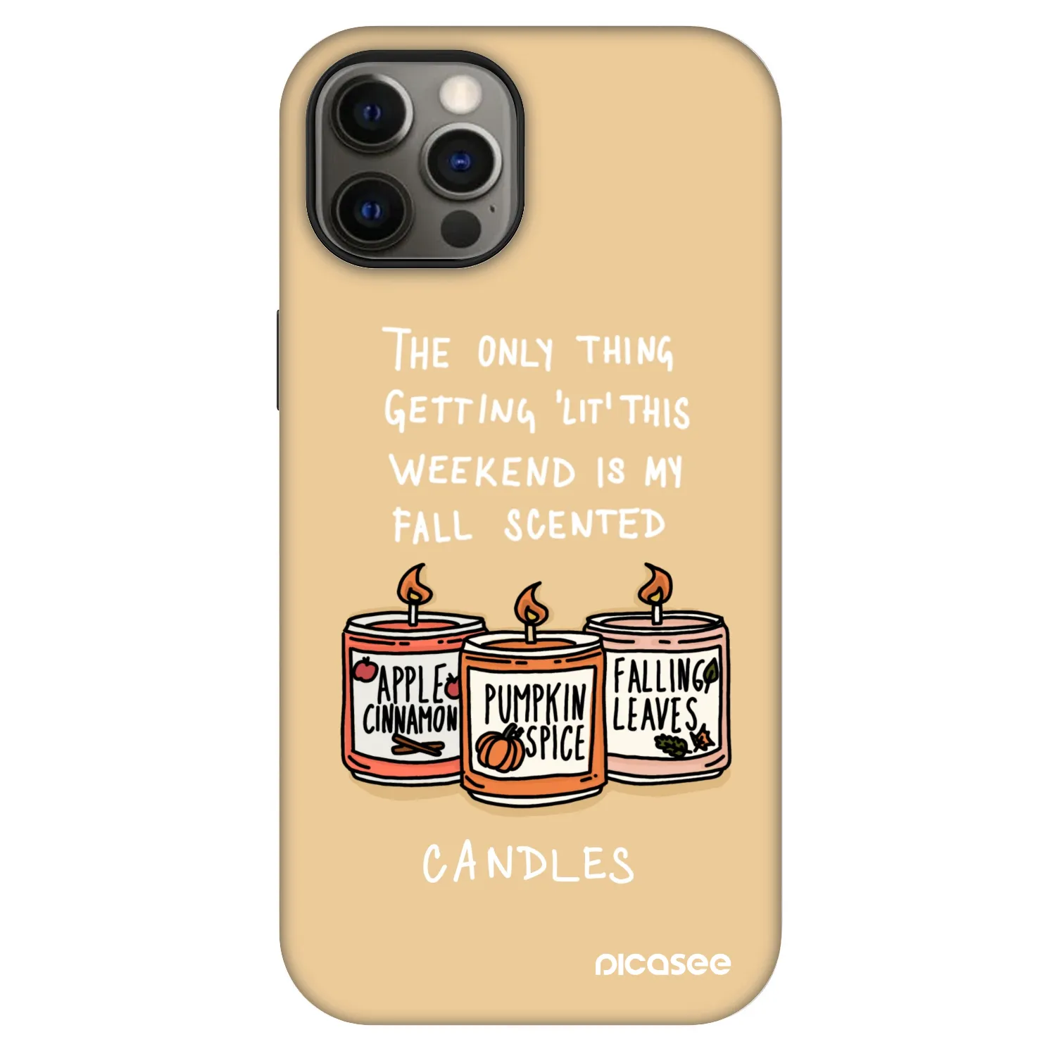 Picasee Fashion Case MagSafe für Apple iPhone 12 - Candles