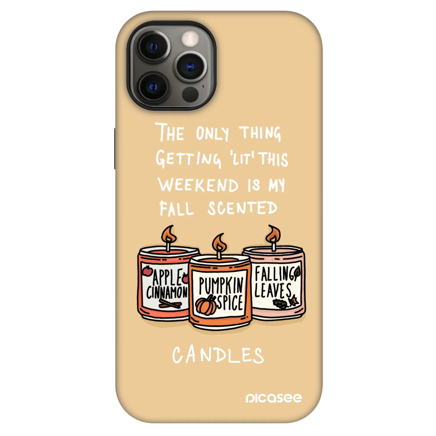 Picasee Fashion Case MagSafe für Apple iPhone 12 Pro - Candles