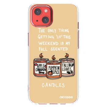 Picasee Apple iPhone 13 Hülle - Transparentes Silikon - Candles