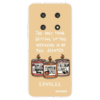 Picasee Honor Magic4 Lite 5G Hülle - Transparentes Silikon - Candles