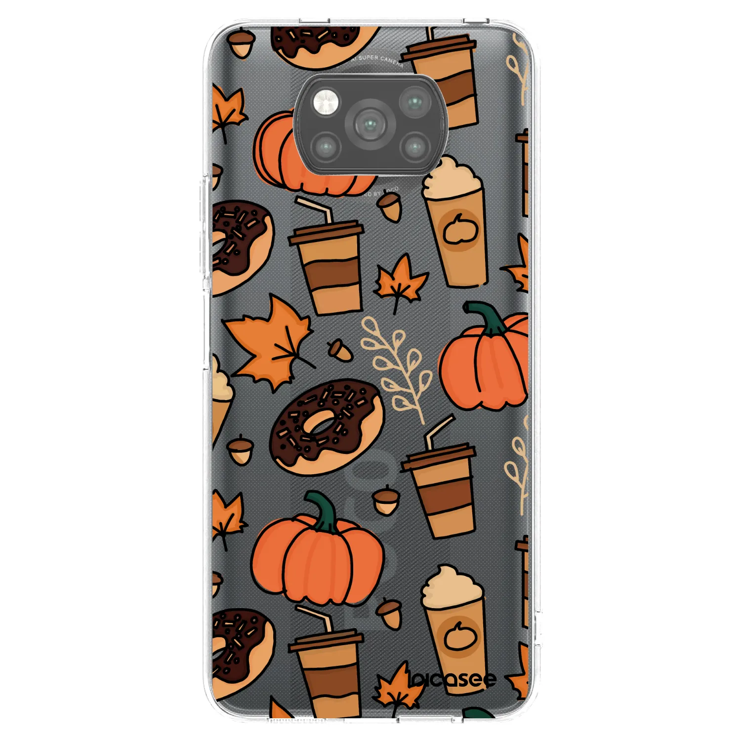 Picasee Xiaomi Poco X3 Hülle - Schwarzes Silikon - Fallovers