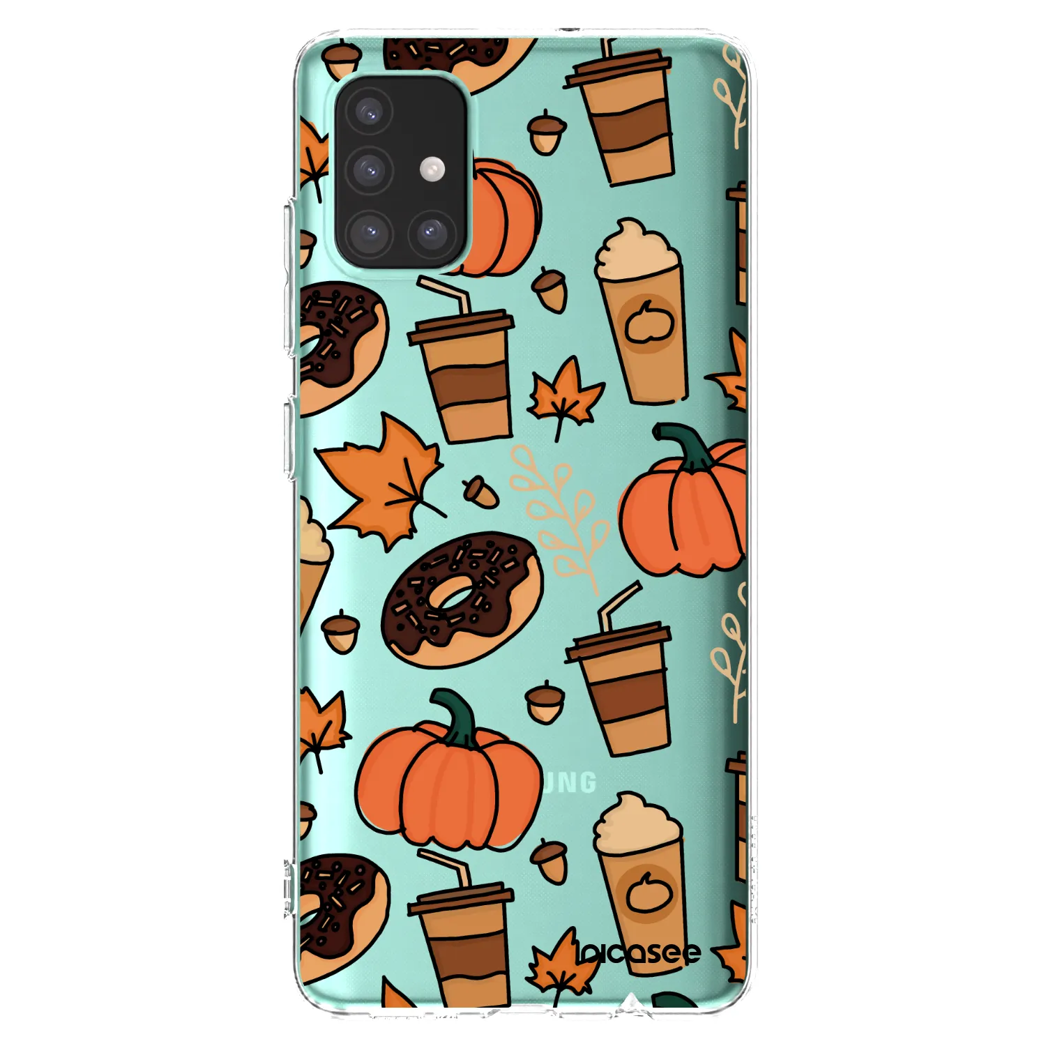 Picasee Samsung Galaxy M51 M515F Hülle - Transparentes Silikon - Fallovers