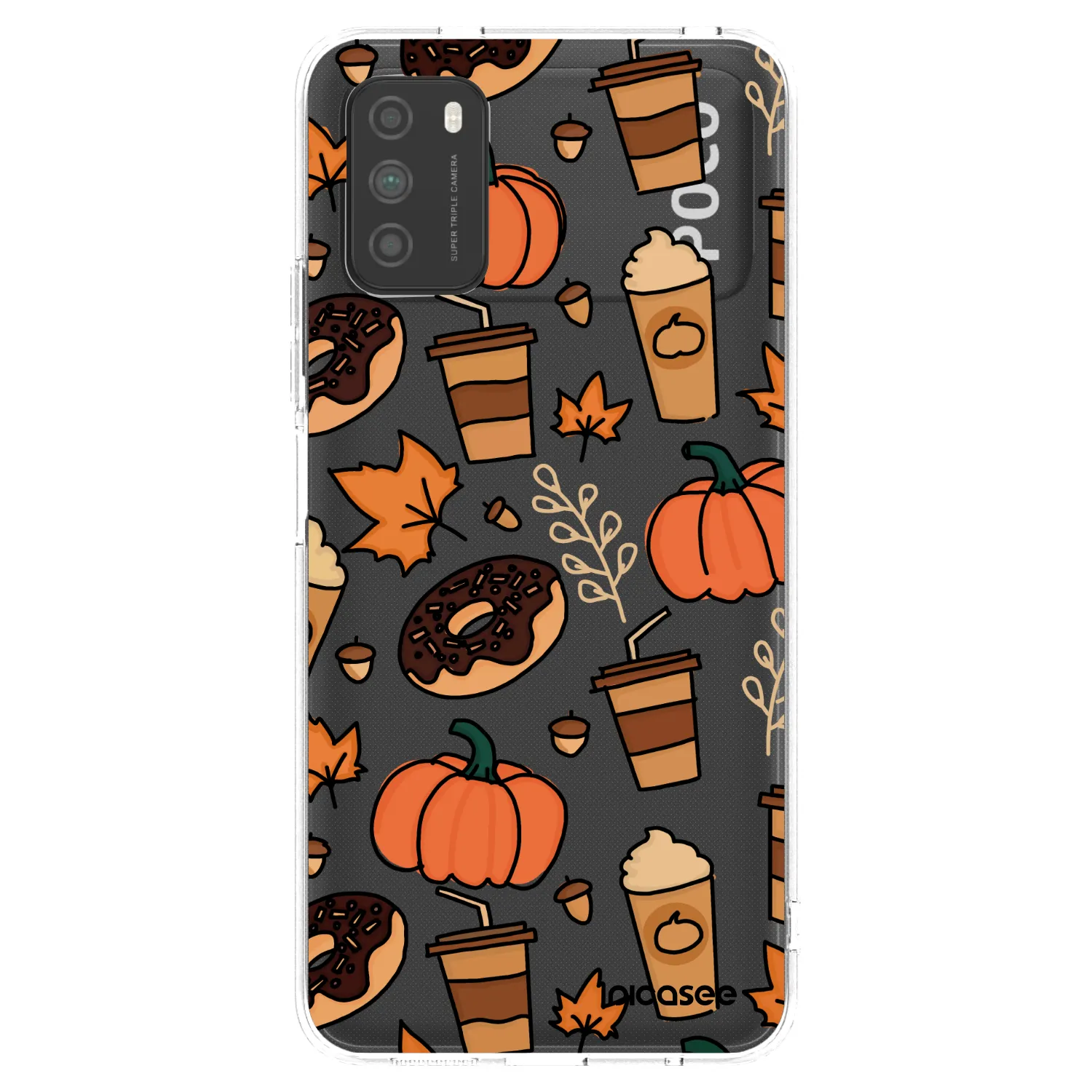 Picasee Xiaomi Poco M3 Hülle - Transparentes Silikon - Fallovers