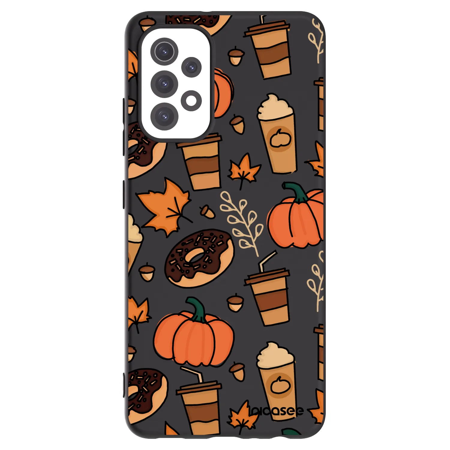 Picasee Samsung Galaxy A32 5G A326B Hülle - Schwarzes Silikon - Fallovers