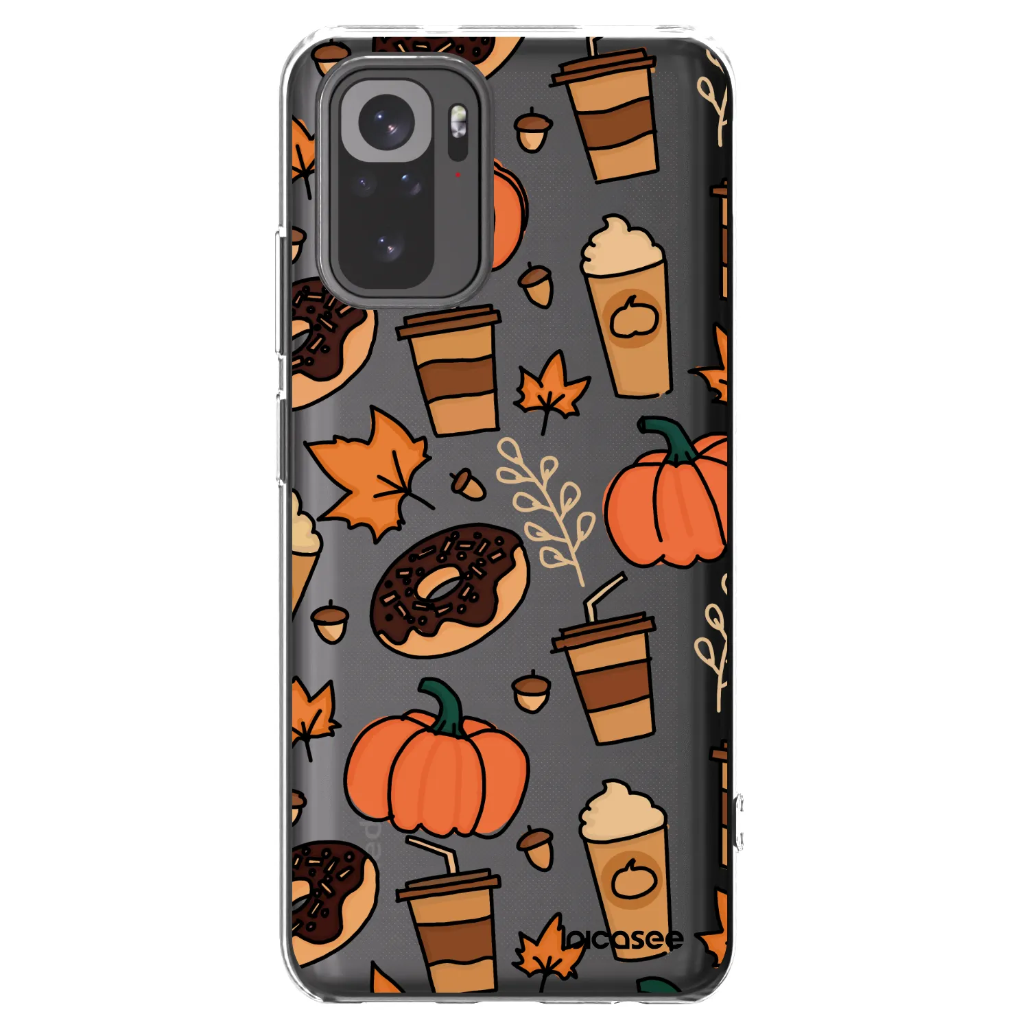 Picasee Xiaomi Redmi Note 10S Hülle - Transparentes Silikon - Fallovers