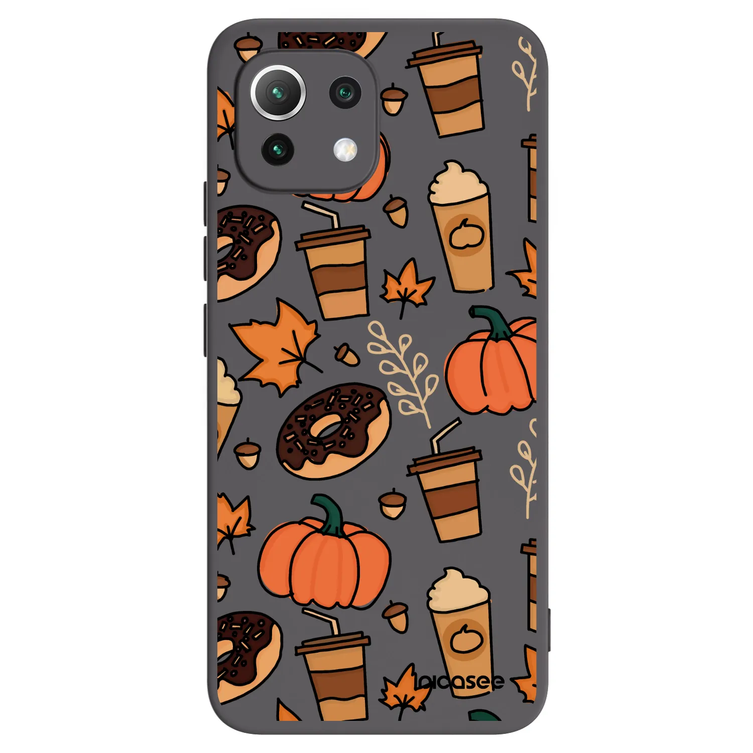 Picasee Xiaomi Mi 11 Lite Hülle - Schwarzes Silikon - Fallovers
